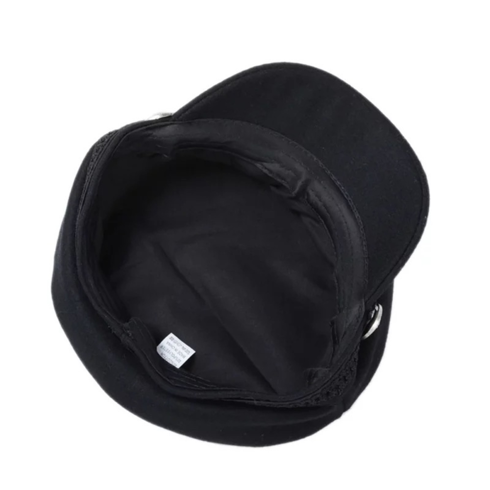 Biker Beret Womens Fashion Hat Wool Cap One Size - Picture 12 of 15